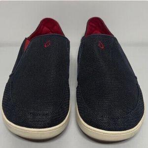 Olukai Nohea men’s blue loafers slip on’s